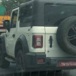 Second-gen Mahindra Thar Spied In Two New Colours
